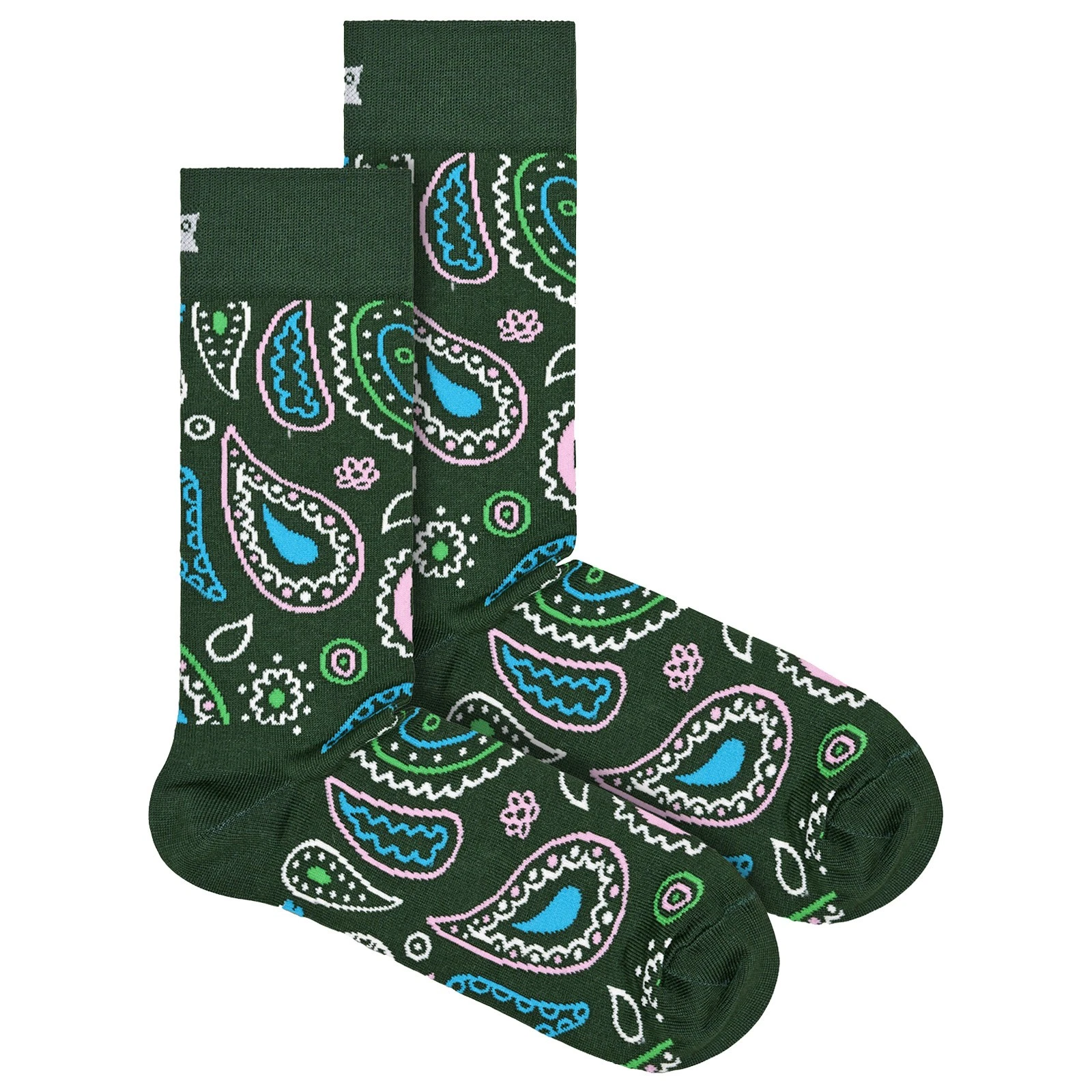 Happy Socks - Mens Paisley Novelty Socks Cotton Breathable Gift Socks