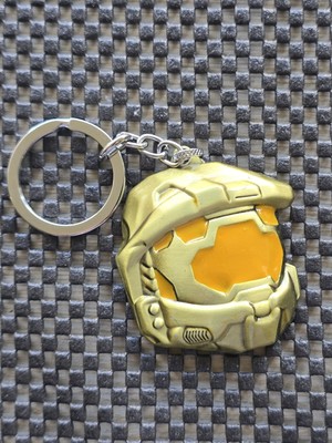 Halo Master Chief Spartan Assault Metal Keychain Rare Xbox One