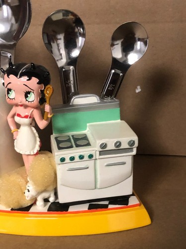 KIT SOPORTE CUCHARA MEDIDORA BETTY BOOP COCINA KIS THE COOK 2003 CARACTERÍSTICAS KING - Imagen 4 de 6