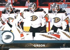 2017-18 Upper Deck #252 John Gibson - HKY