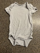 Kyte Baby Bamboo Short Sleeve Bodysuit Gray Size 0-3 Months