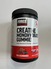 Force Factor Creatine Gummies, Creatine Monohydrate for Muscle Gain, 5g Dose