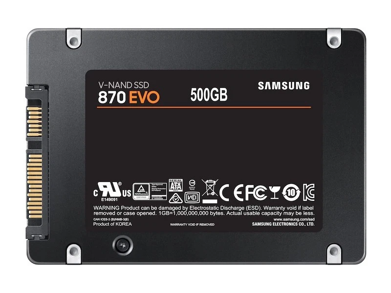 (NEW) SAMSUNG 500GB 870 EVO SSD SATA III 2.5" SOLID STATE DRIVE MZ77E500B/AM