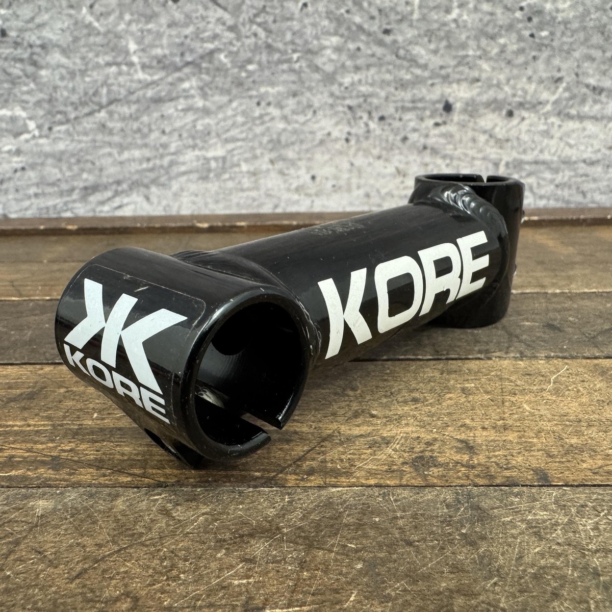 Vintage KORE Bike Stem 1in Threadless NOS 25.4 Clamp 120 7° Black