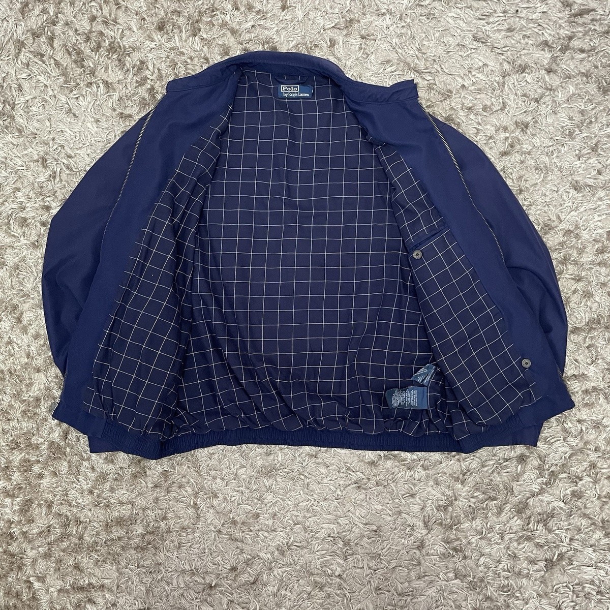 ジャケット・アウター POLO Ralph Lauren M-43 Jacket XL Polo Ralph Lauren XL Beige Zip Vintage Bomber Harrington