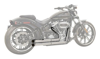 Bassani Pro Street Chrome Exhaust System w/Turn Out Ends (1S33D)