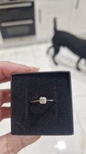 18ct White Gold Diamond Solotaire Engagement Ring 0.25ct Diamond