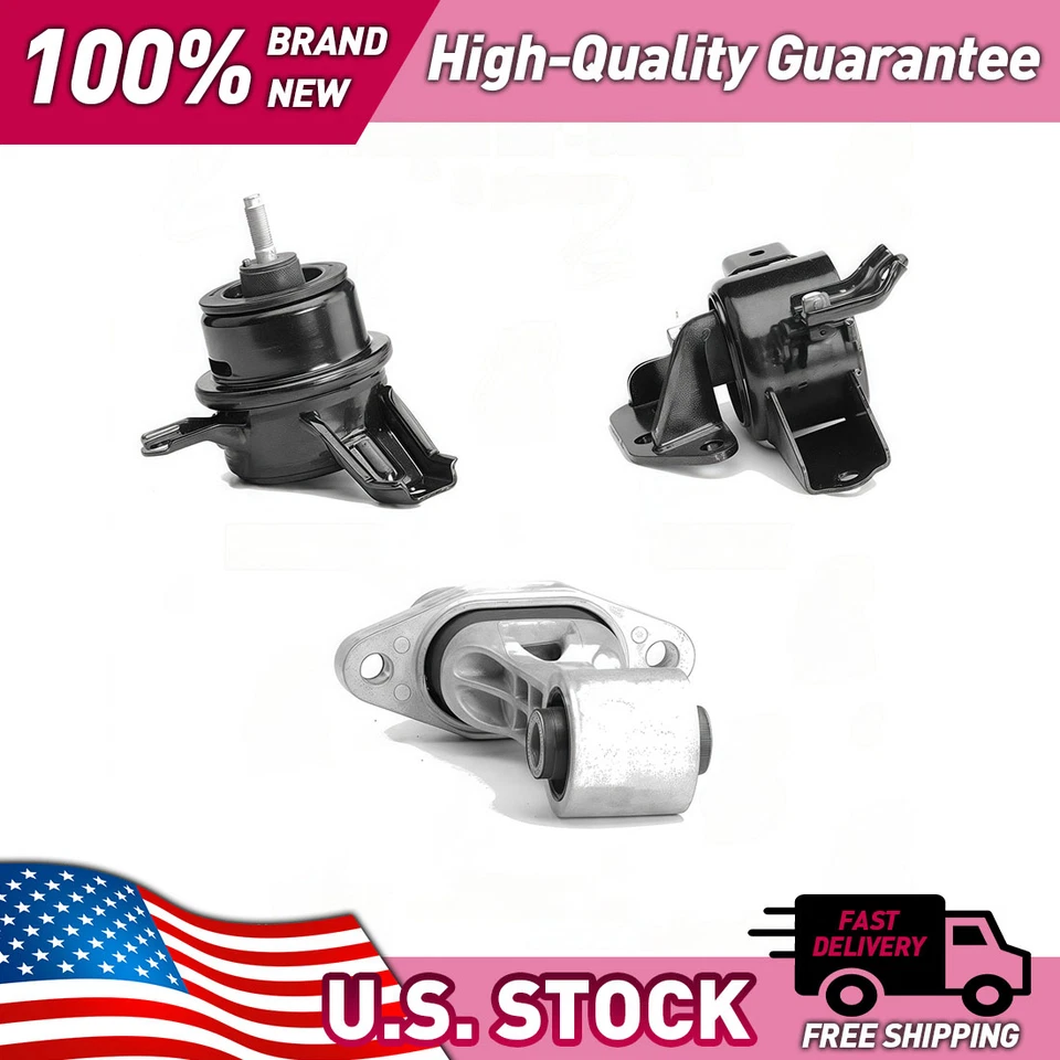 Engine Motor Mount Kit Motor Engine Mount for Kia Soul 2010 2011 2.0L L4 - Image 2 of 4