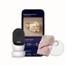 Owlet Dream Duo 2 Smart Baby Monitor FDA-Cleared Dream Sock Cam - Rose SEALED 