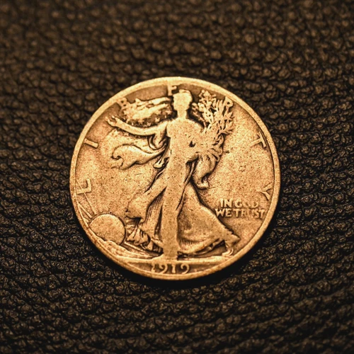 (ITM-7740) 1919-S Walking Liberty Half Dollar ~ VG Cndtn ~ COMBINED SHIPPING!