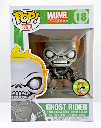 Funko Pop Ghost Rider 2013 SDCC Metallic Rare LE 480 (Original Box - No Swap)