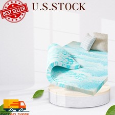 2 Inch California King Mattress Topper - Gel Memory Foam Cooling Bed Pad
