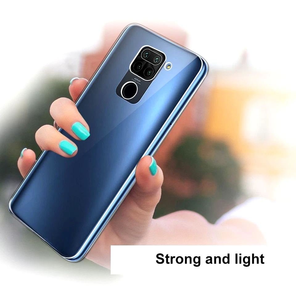 COVER TRASPARENTE PER XIAOMI REDMI NOTE 9 CUSTODIA FRONTE RETRO IN SILICONE 360 - Immagine 3 di 4