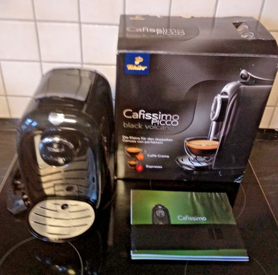 Tschibo Cafissimo Picco Black Volcano Kapsel Kaffeemaschine (EGT16)