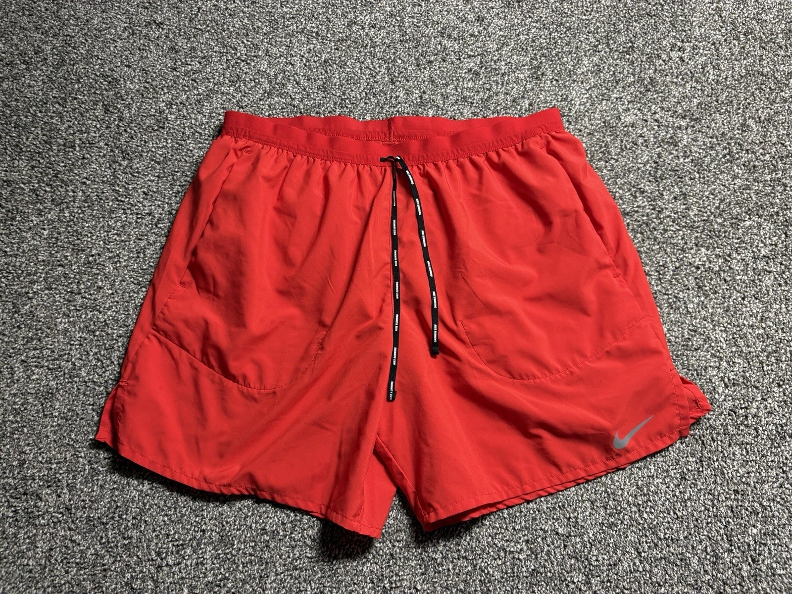 Nike Stride 7" Brief Lined Running Shorts Mens XL Red Dri-FIT CJ5459-657