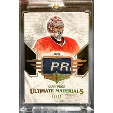 2014-15 Ultimate Carey Price Materials Goalie Pants Patch 2/10