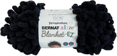 2 Pack Bernat Alize Blanket-EZ Yarn-Black 161037-37015