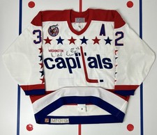 Dale Hunter Washington Capitals 1992-93 CCM Authentic NHL Hockey Jersey Size 52