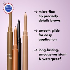 Micro Fine Brow Pencil Waterproof Color Spoolie Black Shaping Brows