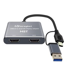USB to HDMI Adapter for 2 Monitors-USB3.0 to Dual hdmi for 3 Monitors-USB to ...