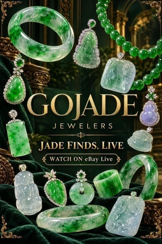 Gojade Live: Discover Natrual Jadeite Jade Bangle，Pendants, Ring & More