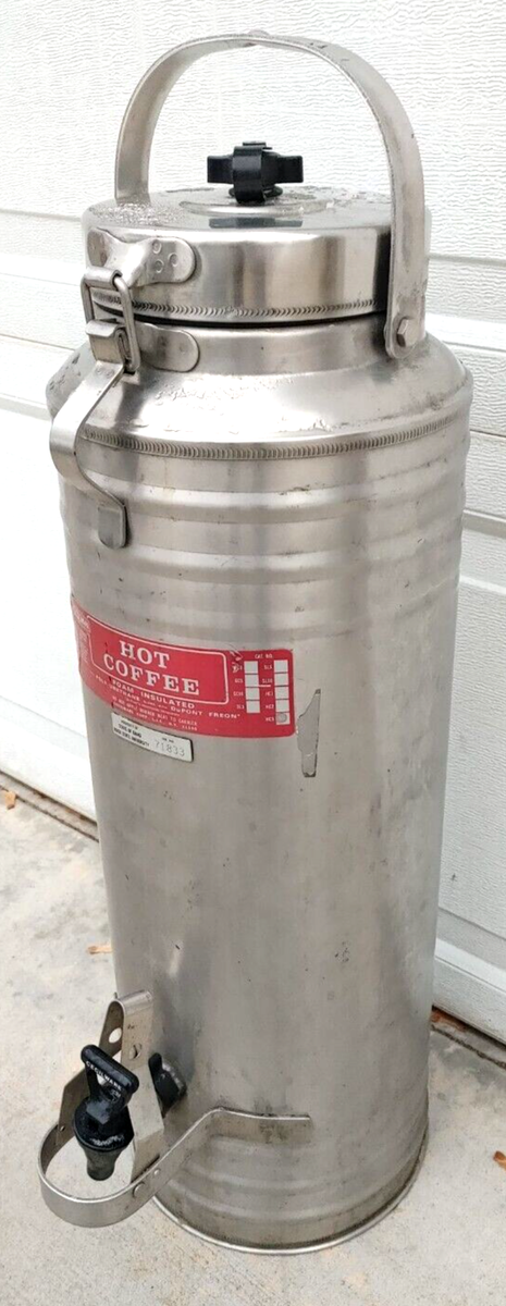 Vintage Grindmaster Cecilware Insulated Hot Coffee Pot Dispenser