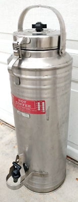 Vintage Grindmaster Cecilware Insulated Hot Coffee Pot Dispenser