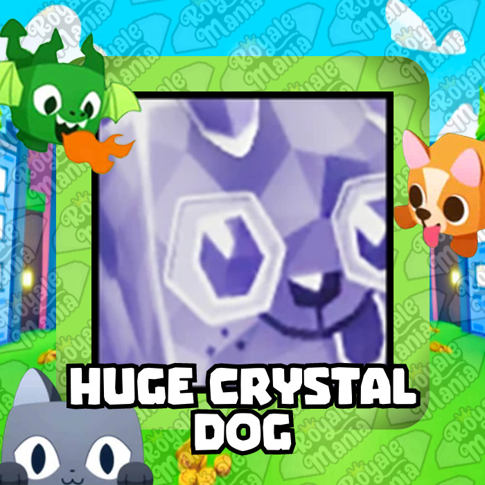 Huge Crystal Dog ▪️UNTRANSFERRED▪️Roblox PSX Pet Simulator X