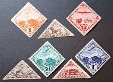 Tuva: Luft 1934; unvollständiger postfrischer Satz (7 Werte)