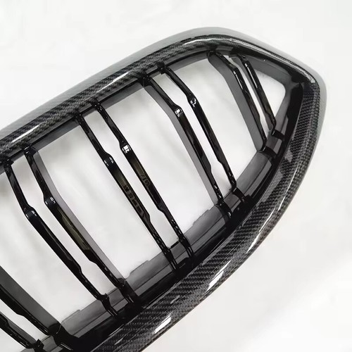 For BMW 8 Series G14 G15 G16 840i M8 2019-2022 Carbon Fiber Front Bumper Grille - Imagen 8 de 8