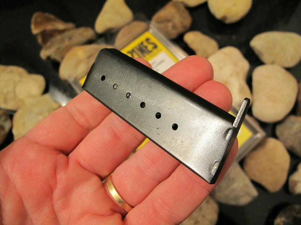 2-Pack Fits Lorcin L25 FACTORY MAGAZINE NEW 6rd Mag .25 ACP Black USA MADE! - Image 3 of 4