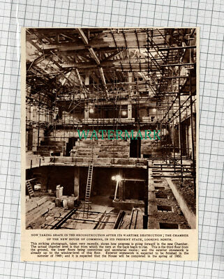 C2310) Chamber New House of Commons - 1948 Clip