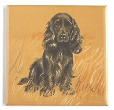 Black Cocker Spaniel Dog FRIDGE MAGNET