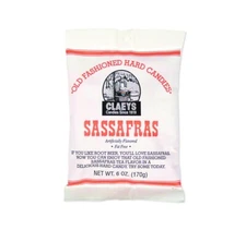(5) Bags Claey's Sassafras Old Fashioned Sanded Hard Candy Bag Free Shipping