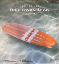 Sunnylife Inflatable Float Away Lie On Pool Float Surfboard Sealed box