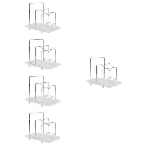 Support De Rangement Pour Couvercles De Casseroles - Organisateur De Cuisine En Plastique PP, Dimensions 11.5x18 Cm, Économiseur D'Espace