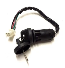 4 WIRE SNAP ON STYLE IGNITION KEY SWITCH W/ SLIM PLUG ELECTRIC SCOOTERS ATV QUAD