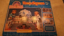 SEARS Disney Magic Town Square Play Set Main ST. Not Complete Parts Only