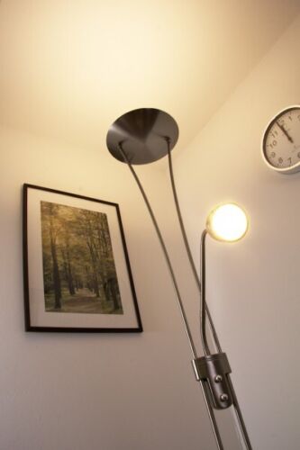 LED Deckenfluter Fluter Stehlampe Bodenleuchte Standlampe Leselampe Dimmbar - Bild 1 von 10