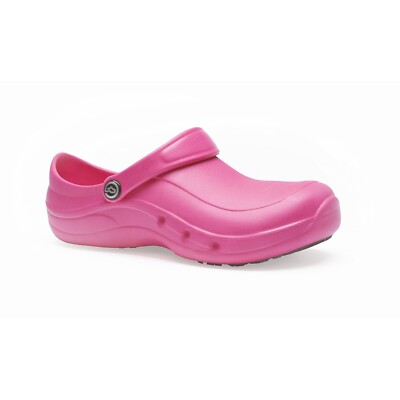 TOFFELN CLOGS PINK COMFORTABLE SAFETY SHOES NURSES UK SIZE  NEW UK