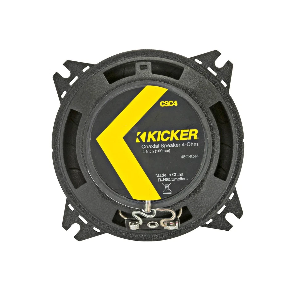 Kicker 46CSC44 CS Series 4" 10cm 2 Way Car Door Dash Coaxial Speakers 50w RMS Pa - Image 4 of 4