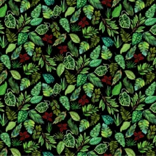 Dear Stella Paradise Found by August Wren ST DJL 1780 Leaves  Cotton