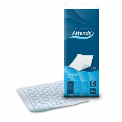 Attends Cover Dri Plus Disposable Incontinence Bed Pads 60 x 90 cm | Pack of 50