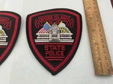 Rhode Island State Police collectable Patch Full Size New with tracking ,Insured