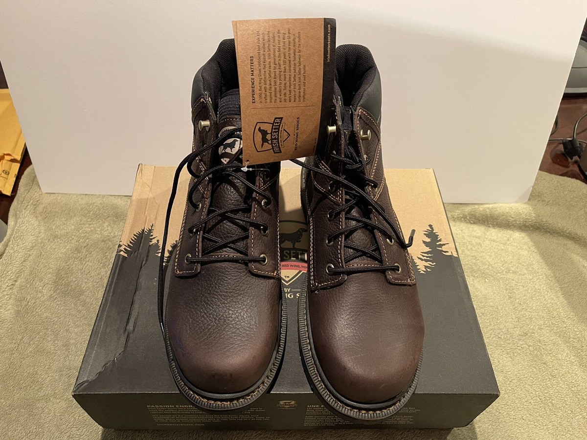 RED WING Irish Setter Short Boot ブラウン Irish Setter Boots by Red Wing Shoes 83662 Kittson Safety