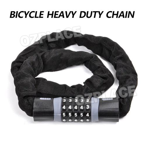 Heavy Duty Chain Lock Security 5-Digit Combination Bike Bicycle Motorcycle 60cm - Picture 3 of 12