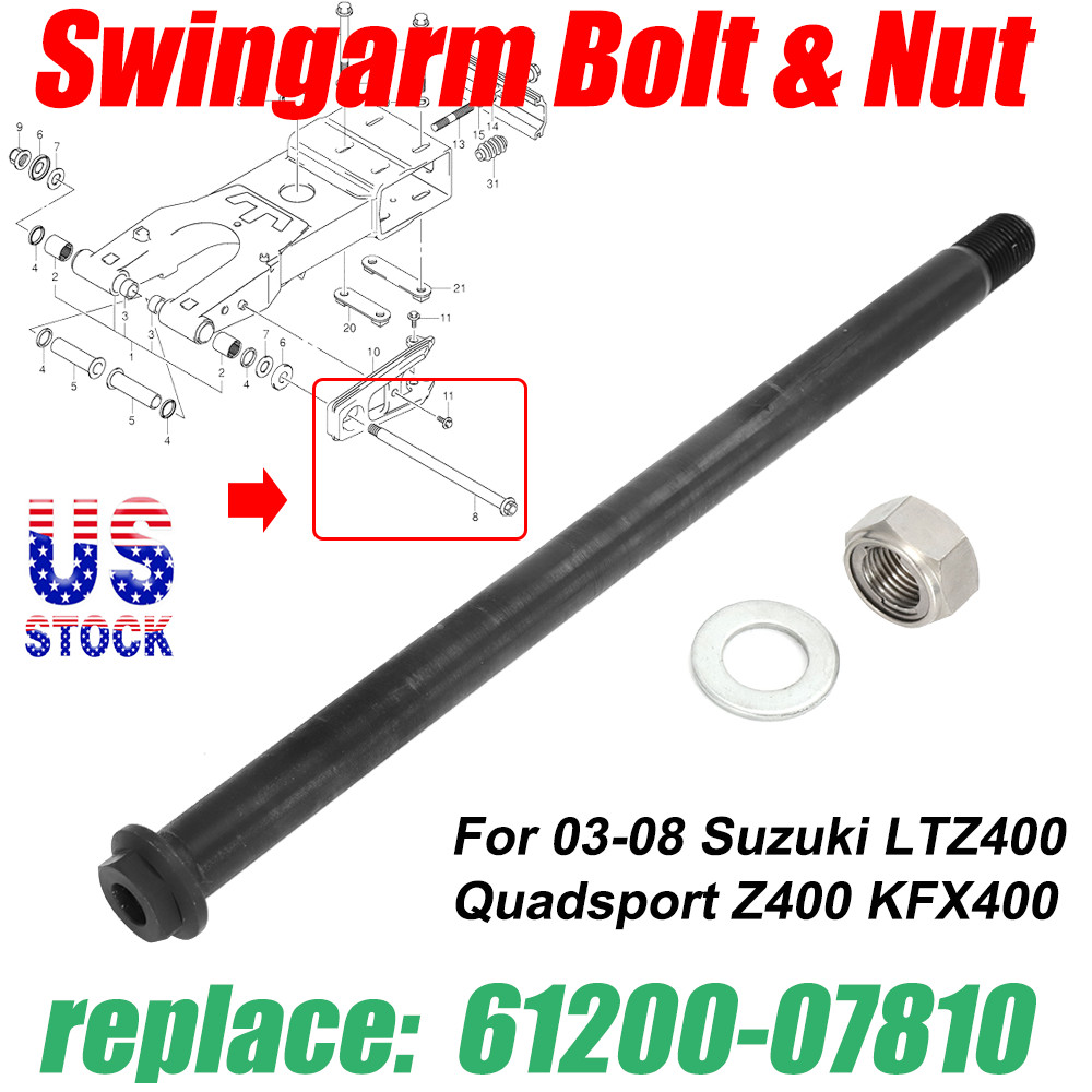 Swing arm Bolt Nut Kit For Suzuki 03-08 LTZ400 Quadsport Z400