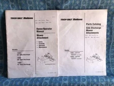 1996 Troy-bilt / Bolens Mower 14051-52 Owner / Operator Manual & Parts Catalog