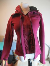 ATHLETA Jacket   Women's Sz XS Power Peak Double Layer Fleece Hooded