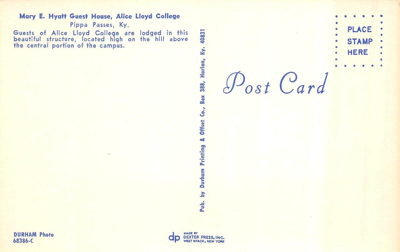 3Postcards PIPPA PASSES Kentucky KY ALICE LLOYD COLLEGE ShackCabin